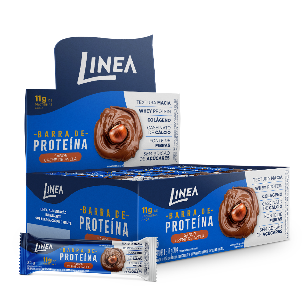 BARRA DE PROTEÍNA LINEA HUMMM CREME 12X35G