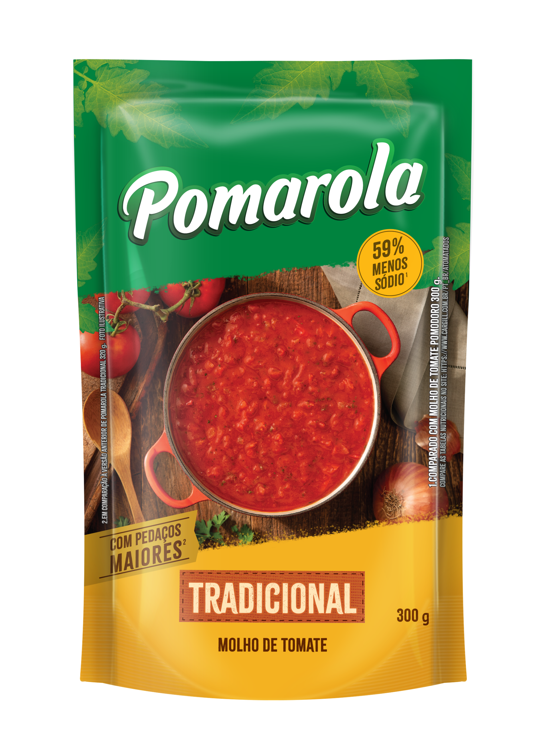 MOLHO DE TOMATE POMAROLA TRADICIONAL 300GR