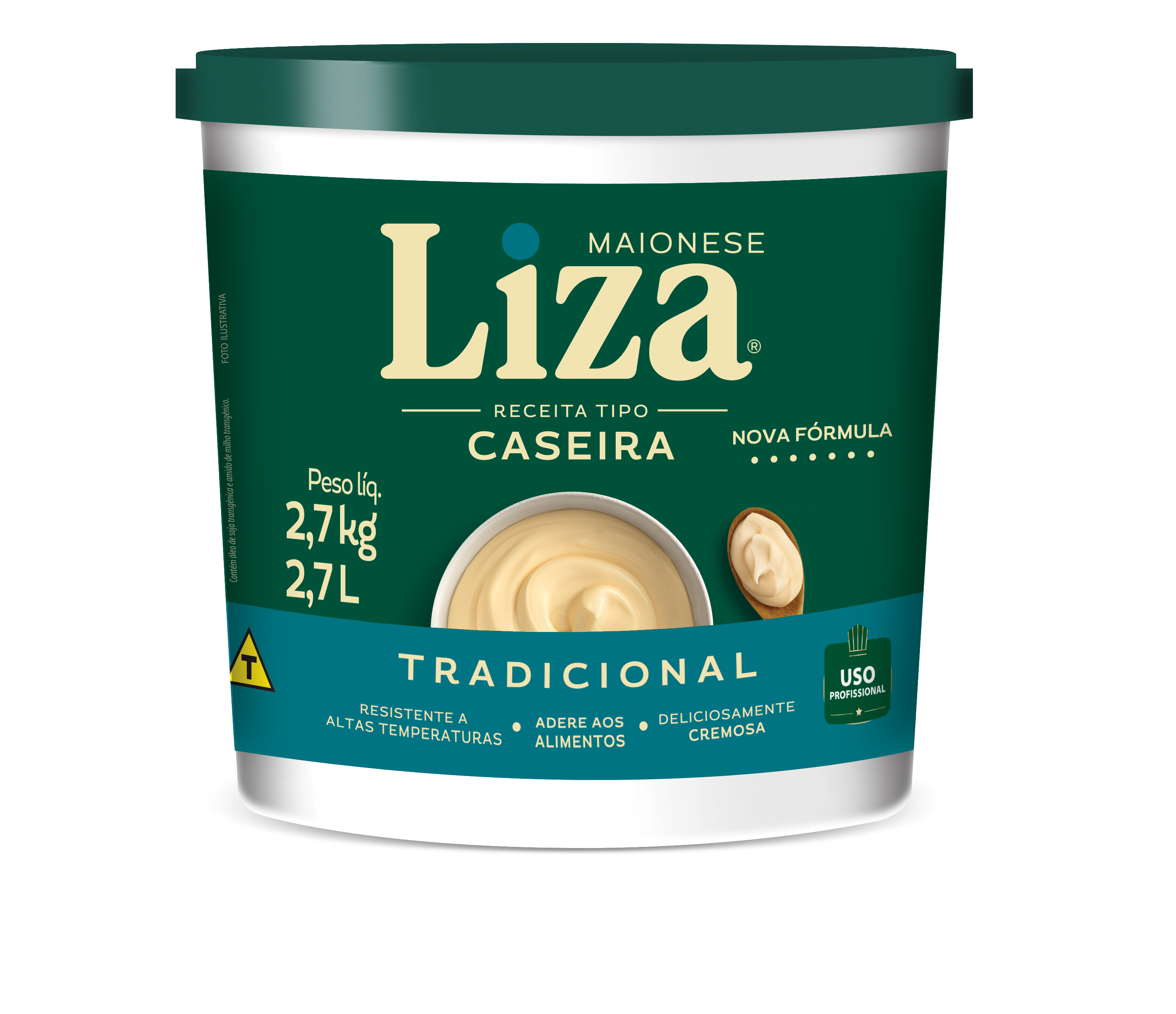 MAIONESE LIZA BALDE 2,7KG