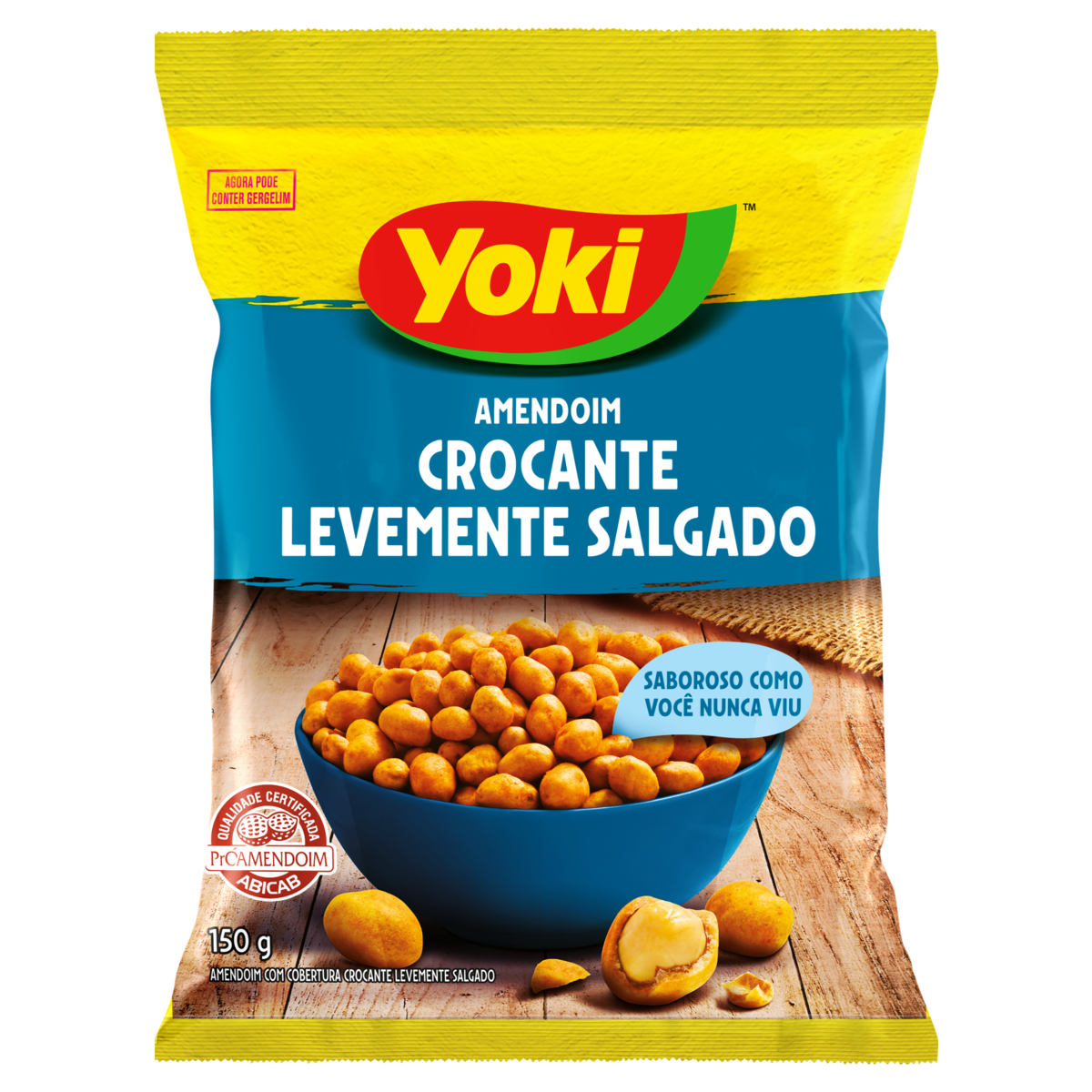 AMENDOIM YOKI CROCANTE TRADICIONAL 150G
