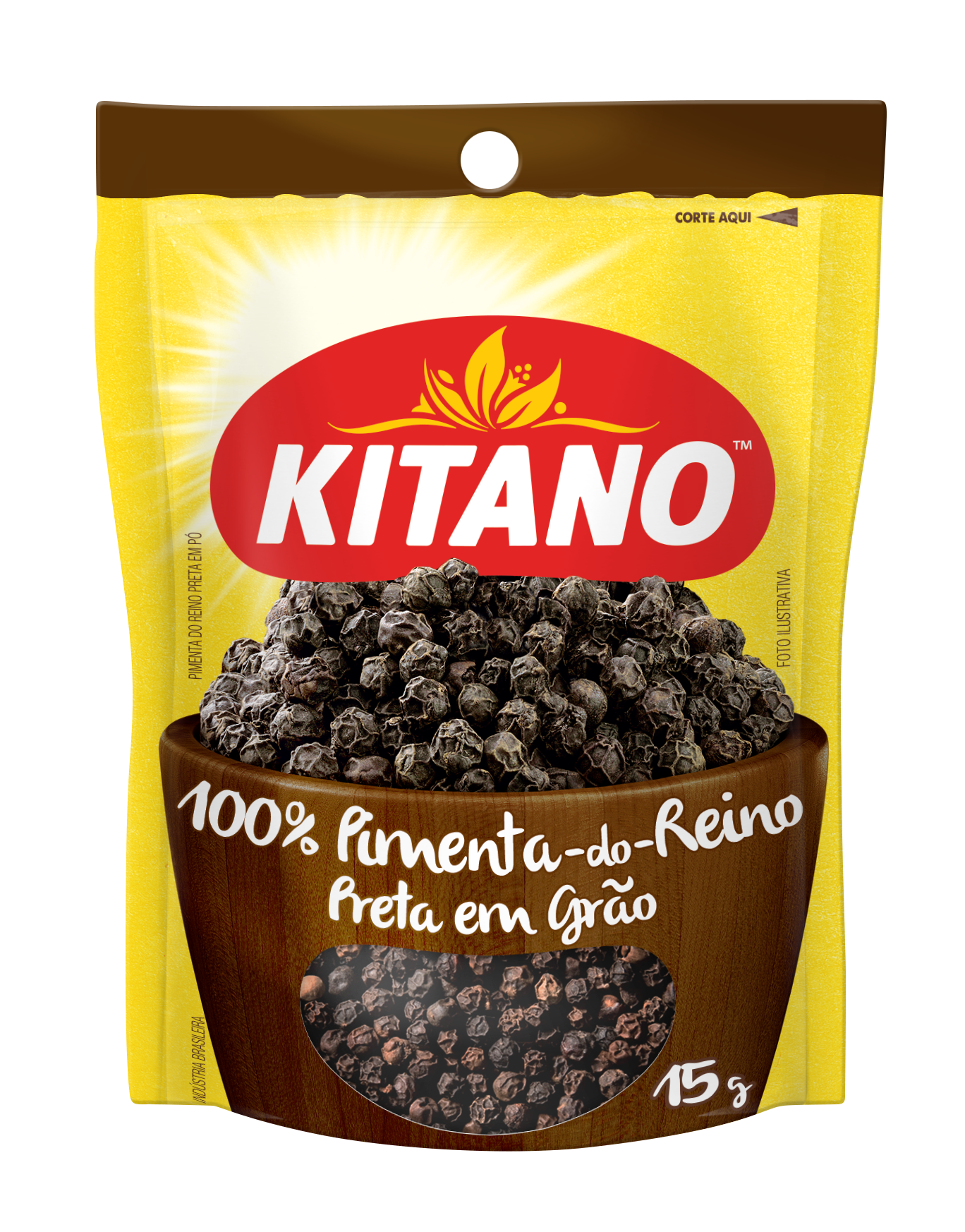 PIMENTA PRETA EM GRAO KITANO 15G