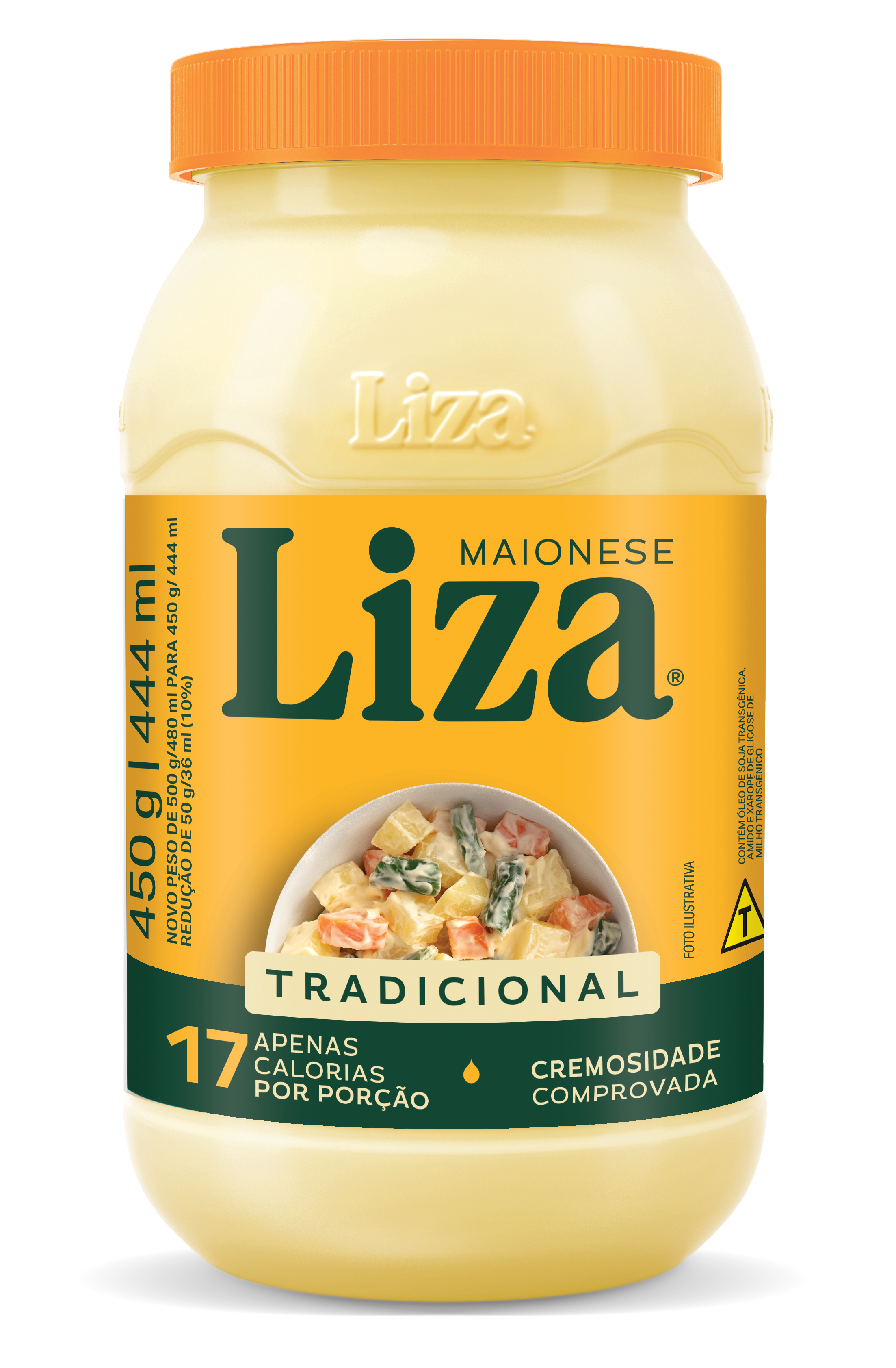 MAIONESE LIZA REGULAR PET 450GR