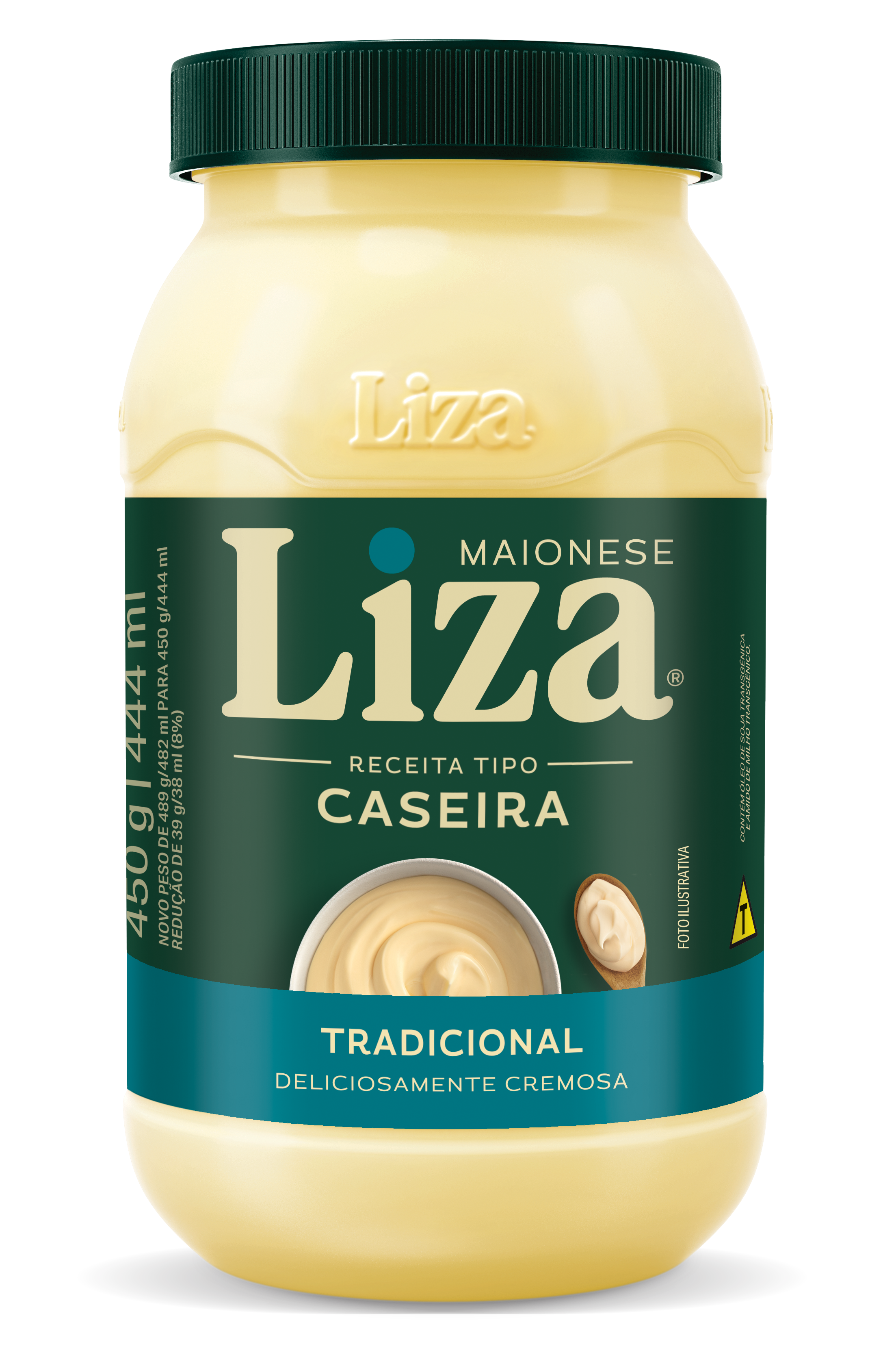 MAIONESE LIZA CASEIRA TRADICIONAL PET 450GR