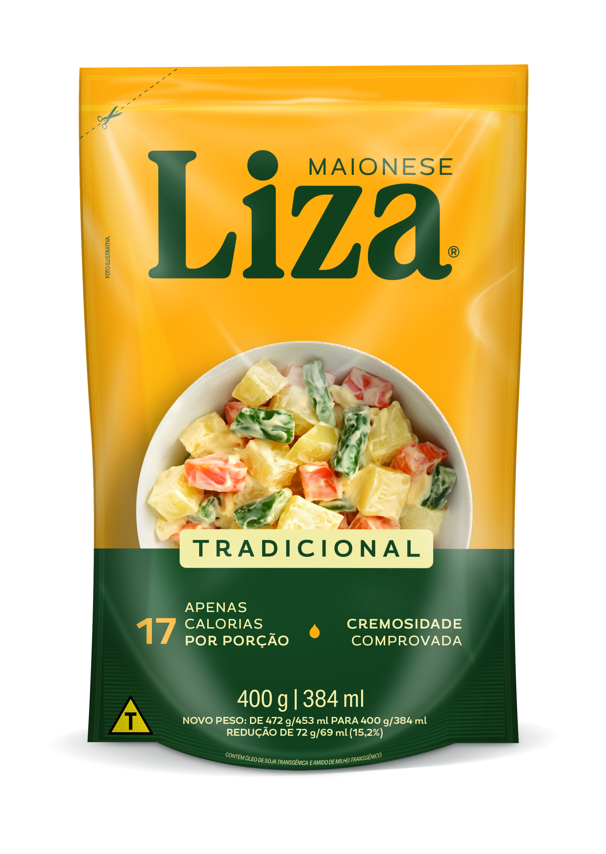 MAIONESE LIZA REGULAR SACHÊ 400GR
