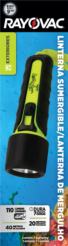 LANTERNA RAYOVAC DE MERGULHO