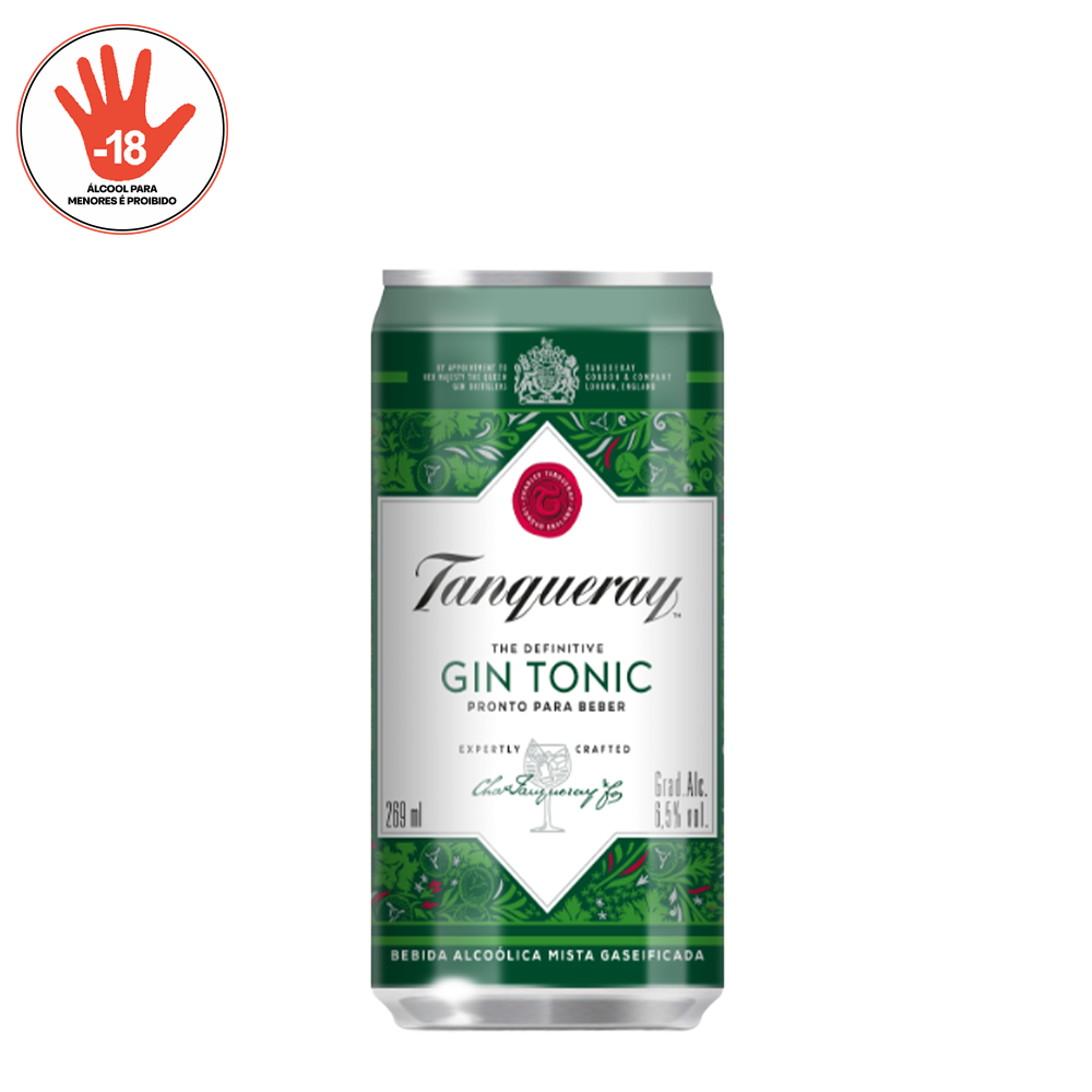 GIN TANQUERAY E TÔNICA LATA 269ML