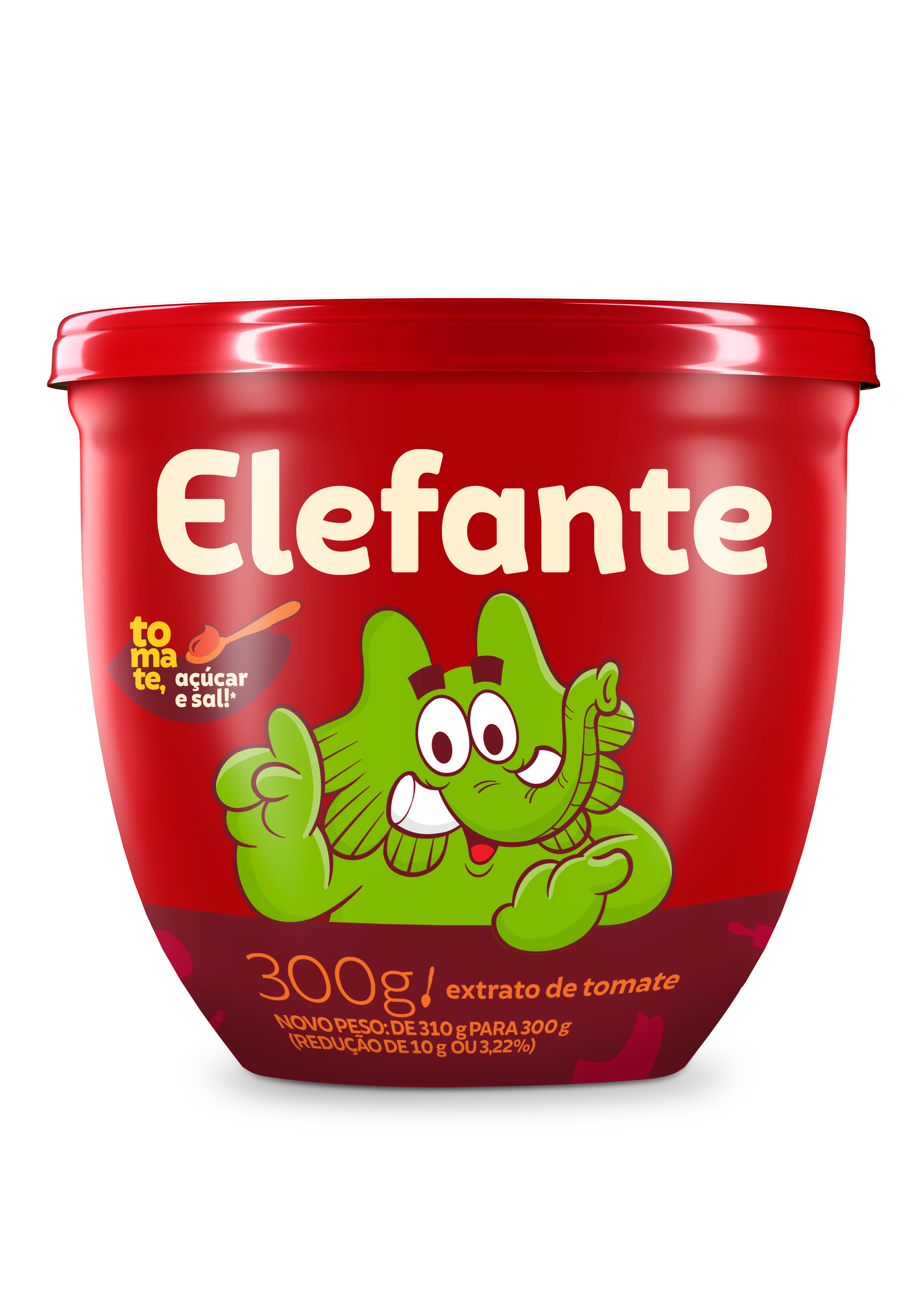 EXTRATO DE TOMATE ELEFANTE POTE 300GR