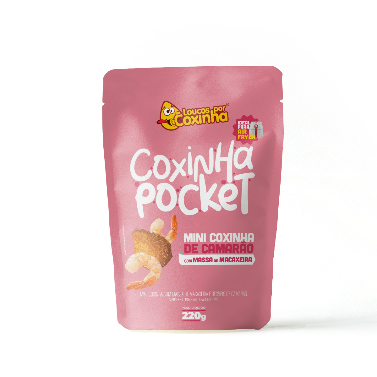 MINI COXINHA LPC POCKET CAMARÃO POUCH 220G