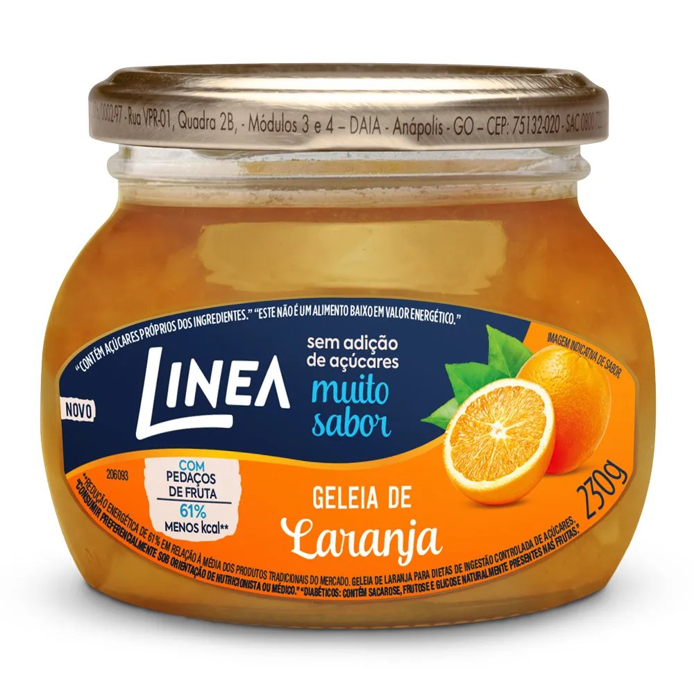 GELEIA DIET LINEA LARANJA POTE 230G