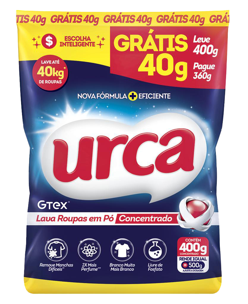 *LAVA ROUPAS EM PO LV400GR PG360GR CONC.
