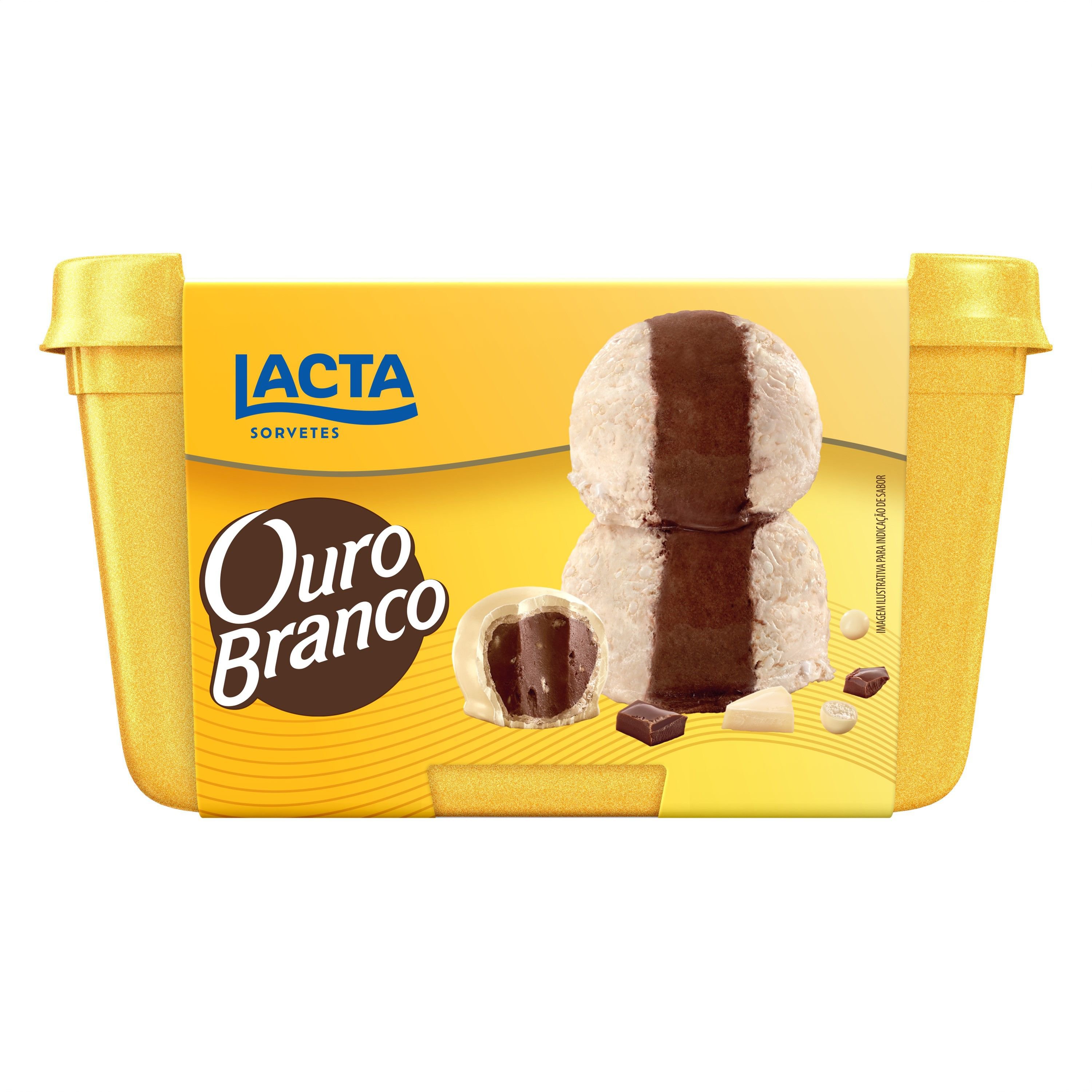 POTE LACTA OURO BRANCO 485G