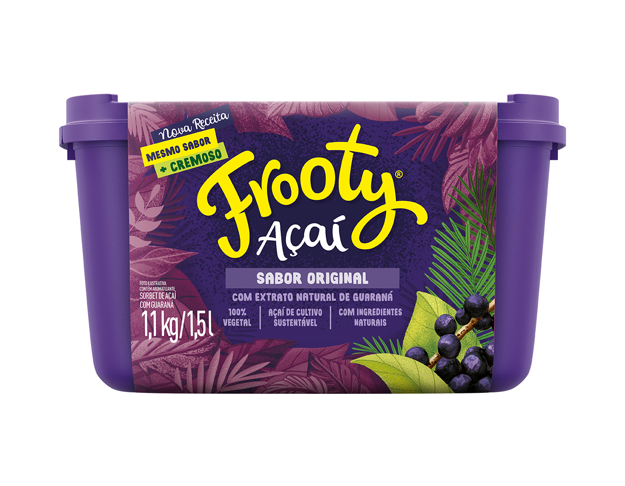 AÇAÍ FROOTY NATURAL 1,5L