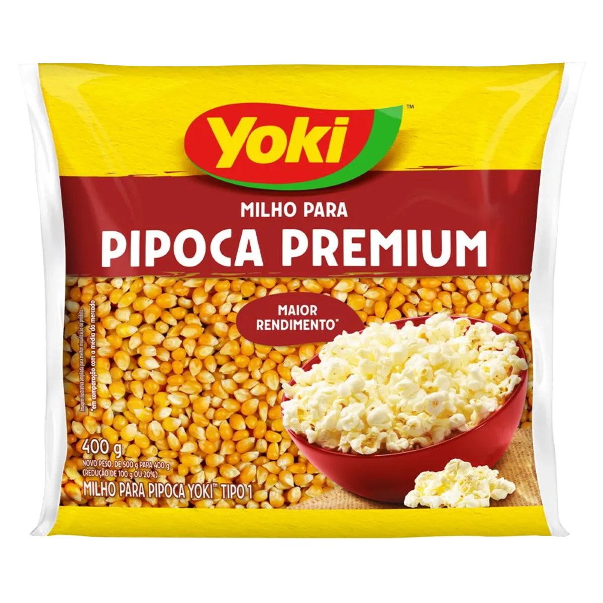 MILHO DE PIPOCA YOKI PREMIUM 400G