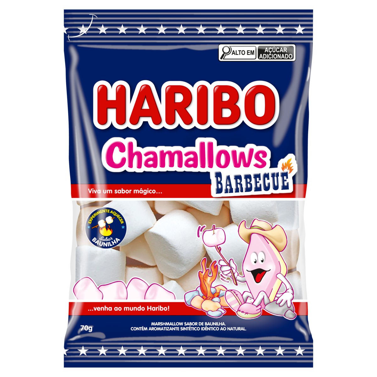 MARSHMALLOW HARIBO BARBECUE 70G
