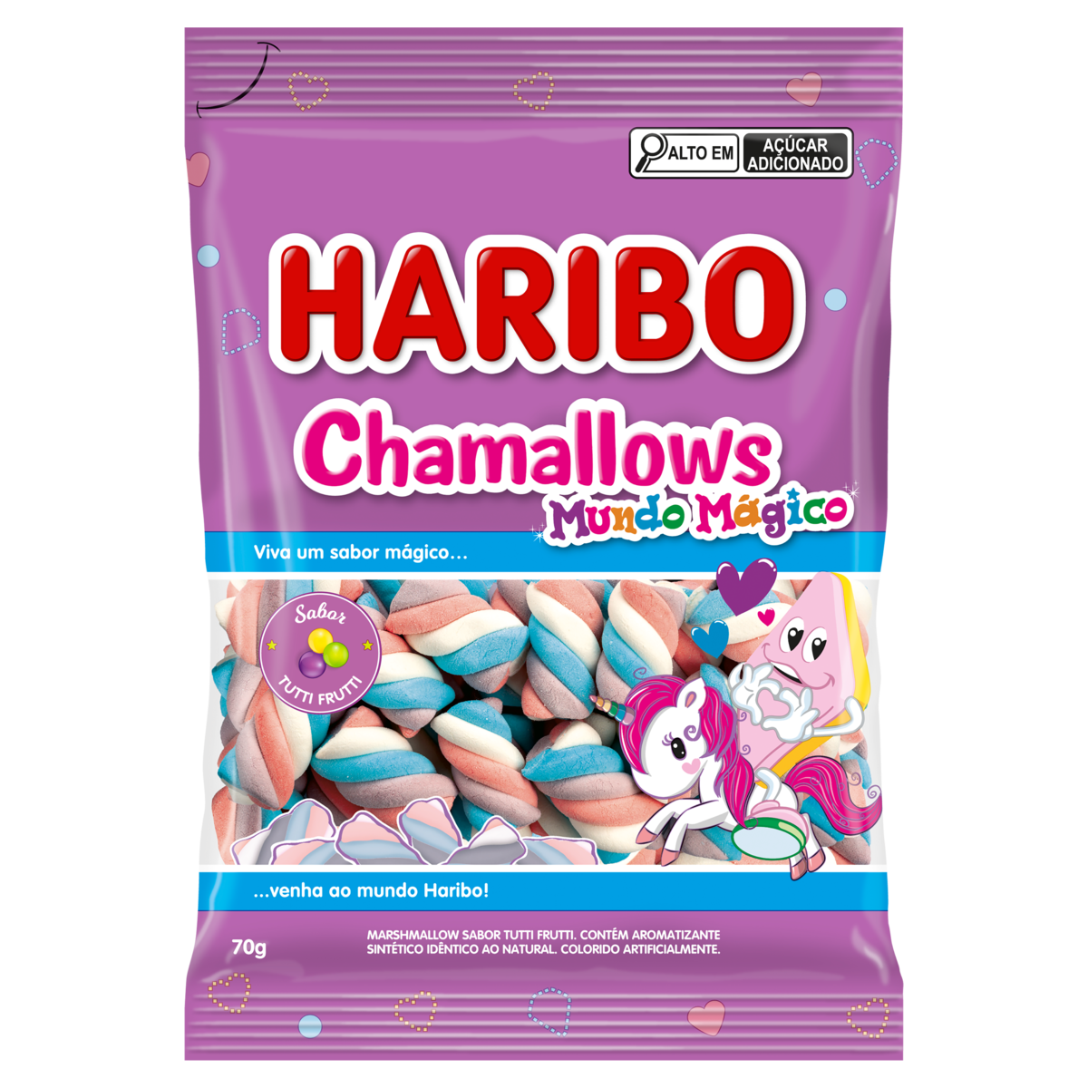 MARSHMALLOW HARIBO MUNDO MÁGICO 70G