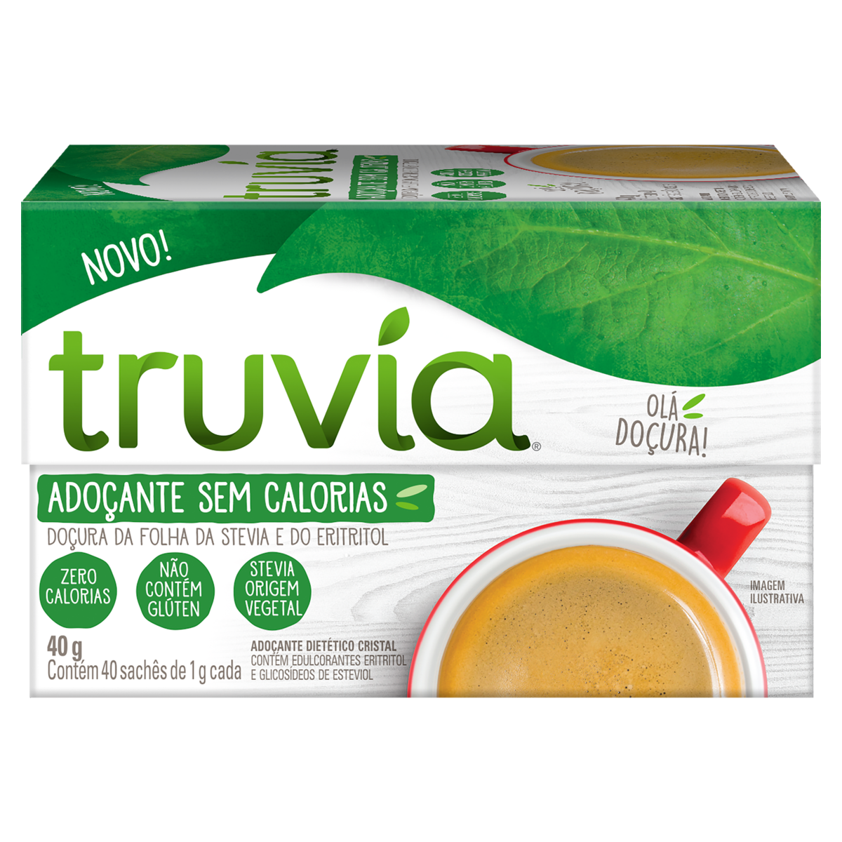 ADOÇANTE TRUVIA SACHÊ 40X1GR