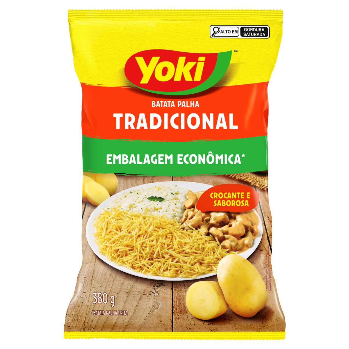 BATATA PALHA YOKI TRADICIONAL  380G