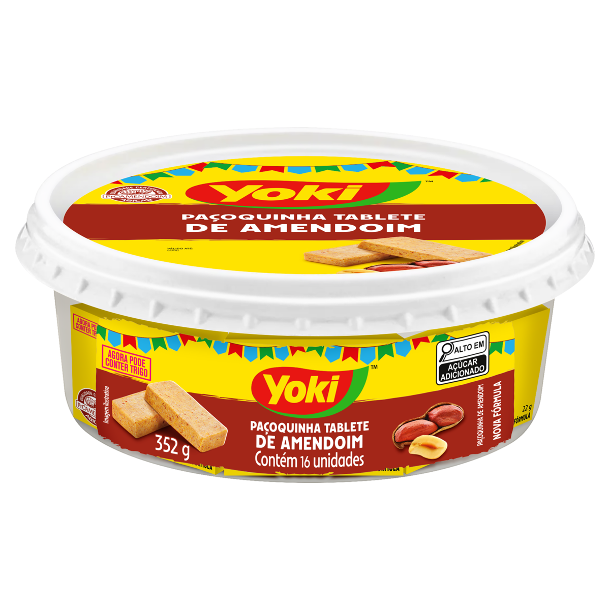 PACOQUINHA YOKI TABLETE 16X 352G