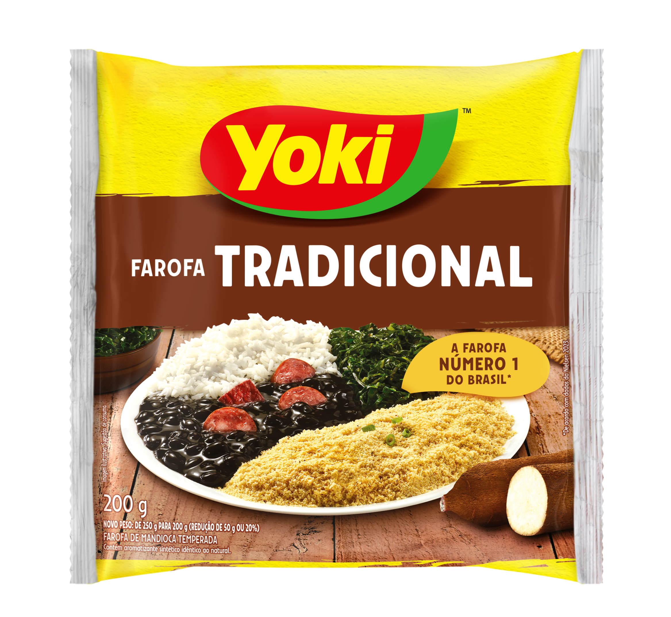 FAROFA TRADICIONAL YOKI 200G