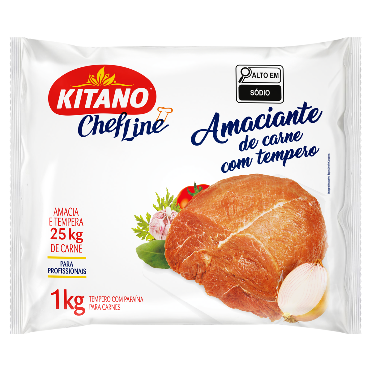 AMACIANTE DE CARNE KITANO TOQUE DE CHEF COM TEMPERO 1KG