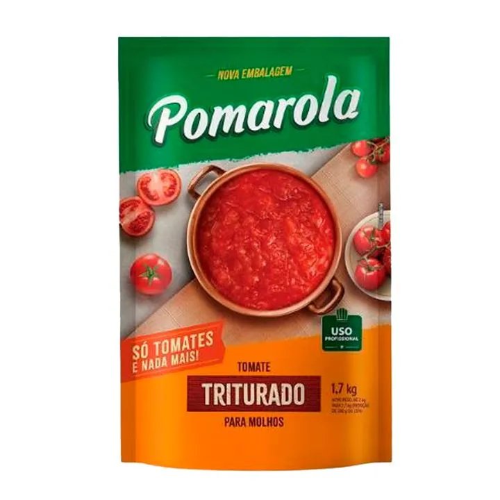 MOLHO DE TOMATE POMAROLA TRITURADO 1,700KG