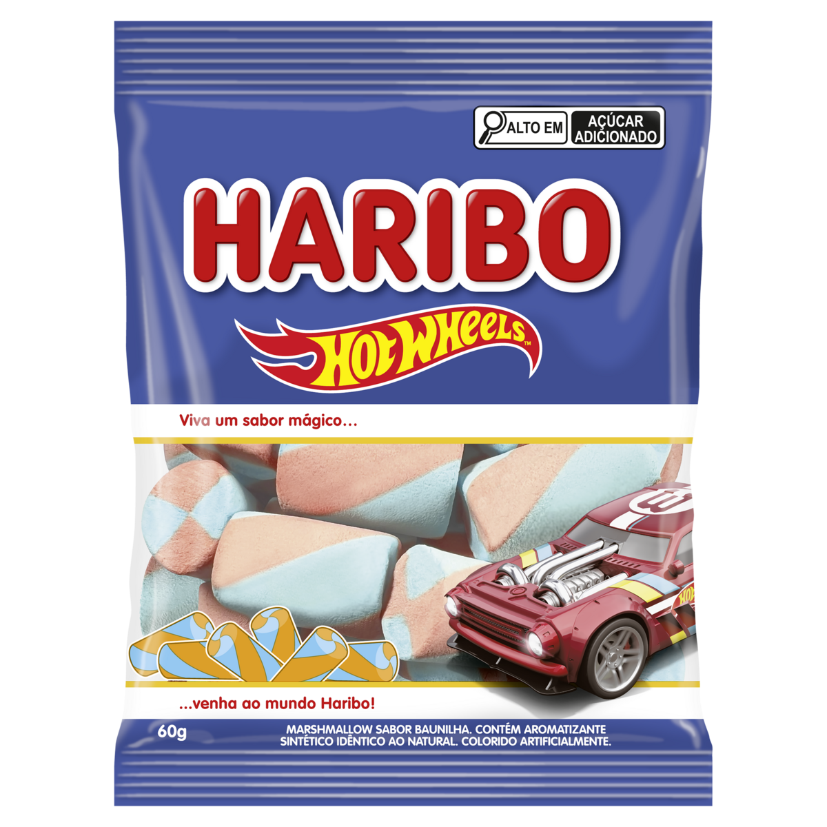 MARSHMALLOW HARIBO HOT WHEELS 60G