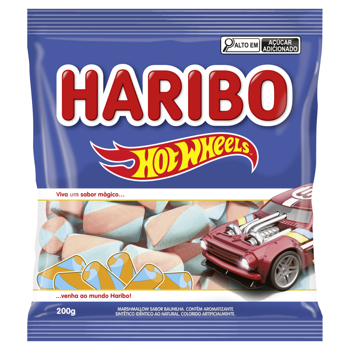 MARSHMALLOW HARIBO HOT WHEELS 200G