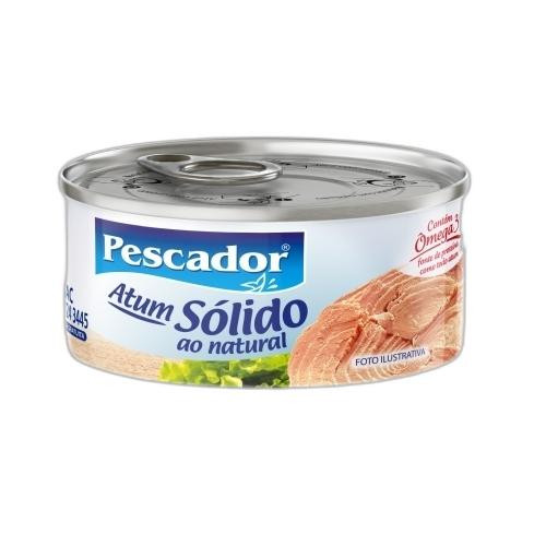 ATUM SÓLIDO PESCADOR NATURAL 170GR