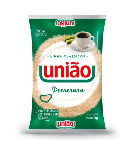 ACUCAR DEMERARA UNIÃO 1KG
