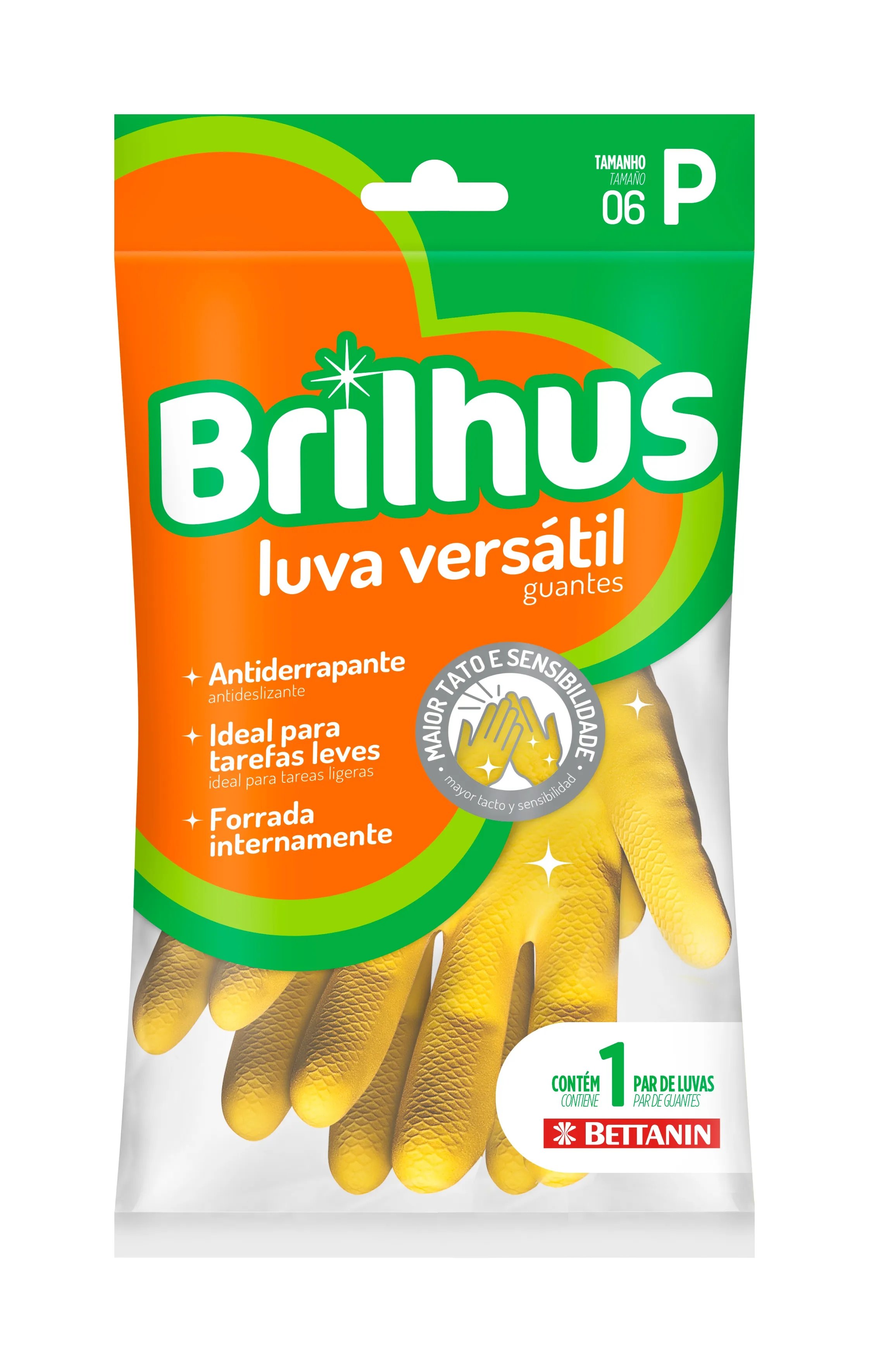 LUVA BRILHUS VERSÁTIL P