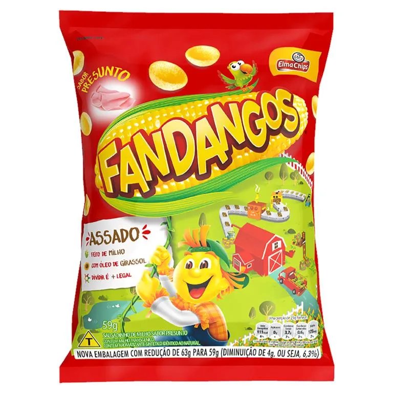 SALGADINHOS FANDANGOS PRESUNTO 23G