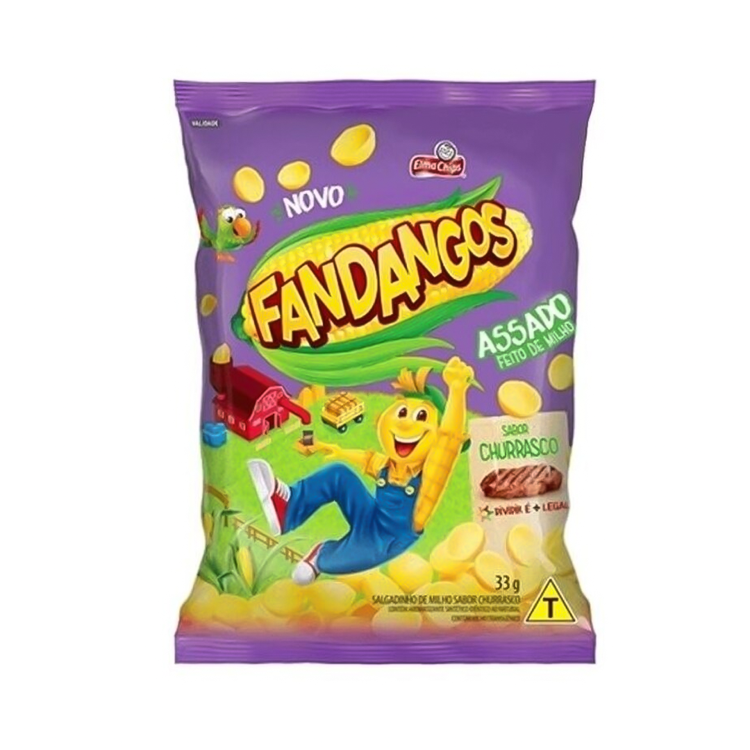 SALGADINHOS FANDANGOS CRURRASCO 33G