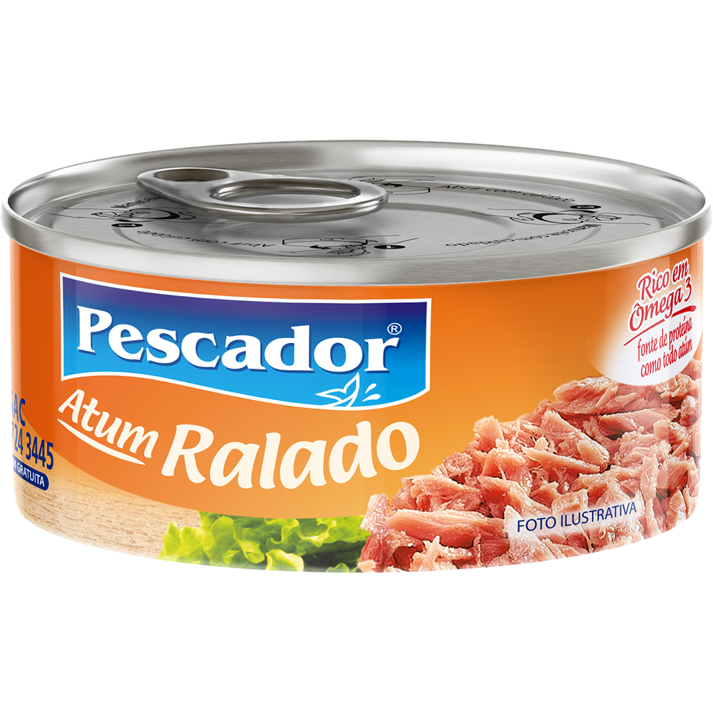 ATUM RALADO PESCADOR AO ÓLEO 140GR