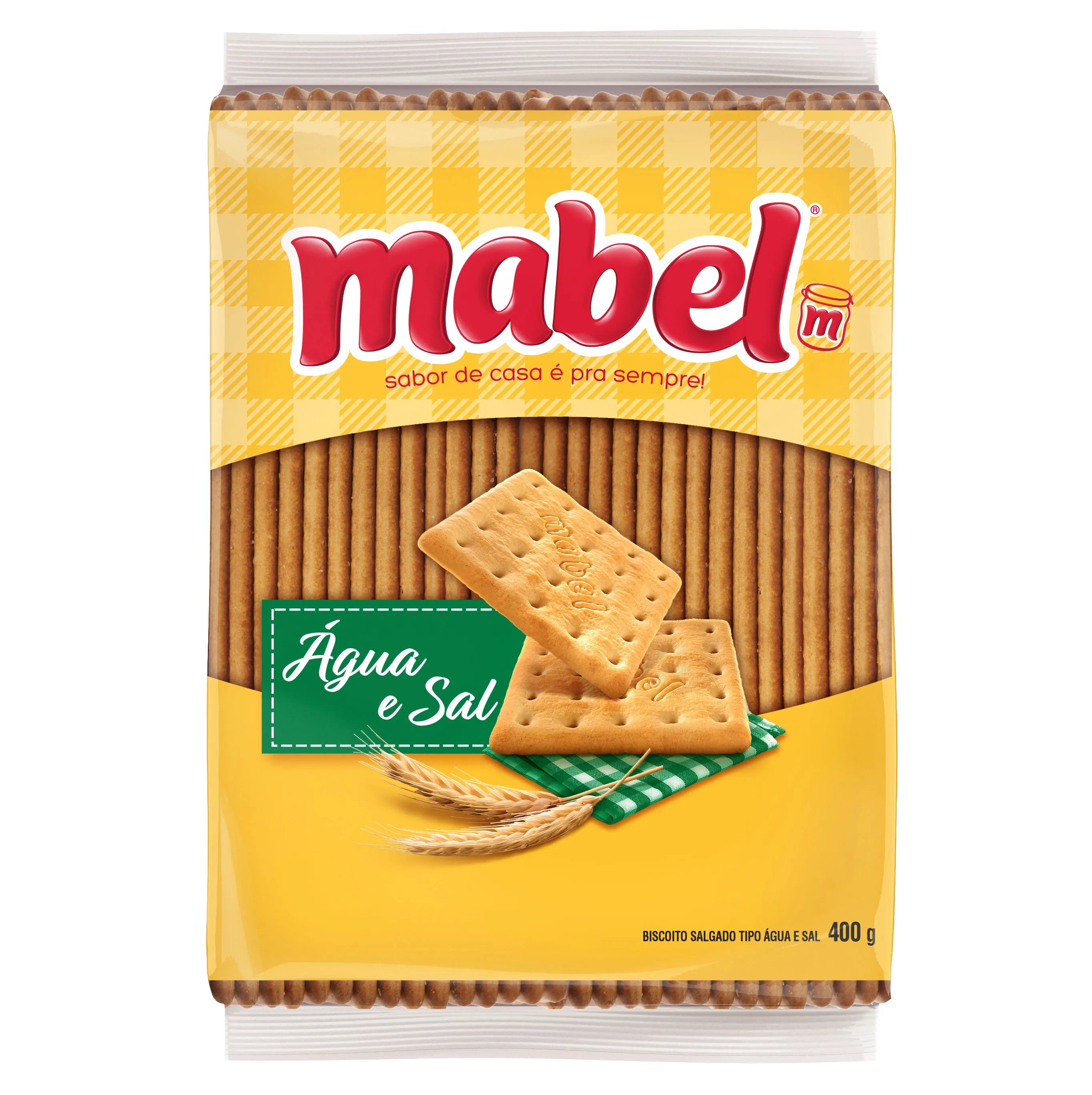 BISCOITO MABEL ÁGUA E SAL 400GR