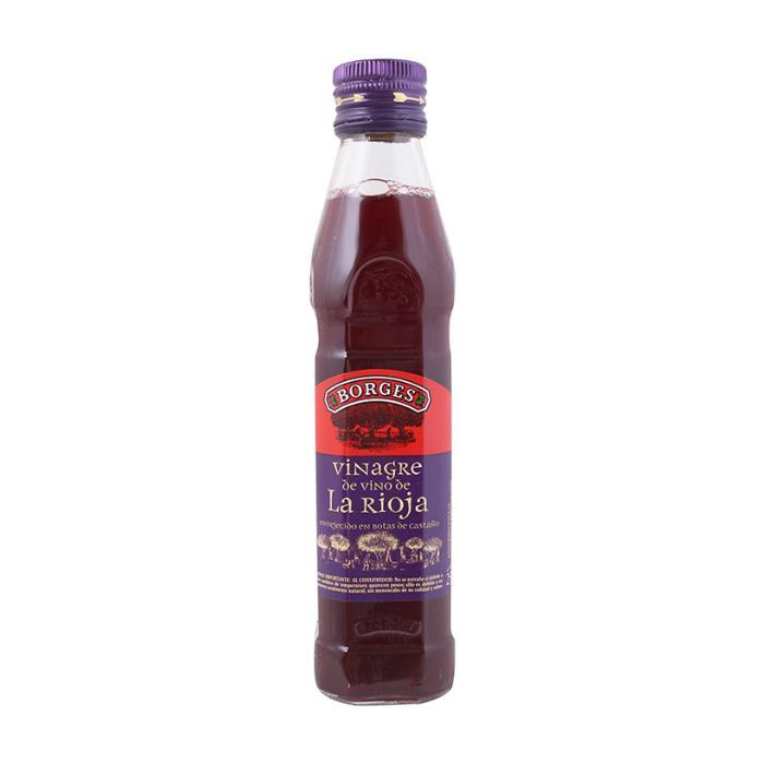 VINAGRE DE VINHO TINTO BORGES VIDRO 250ML