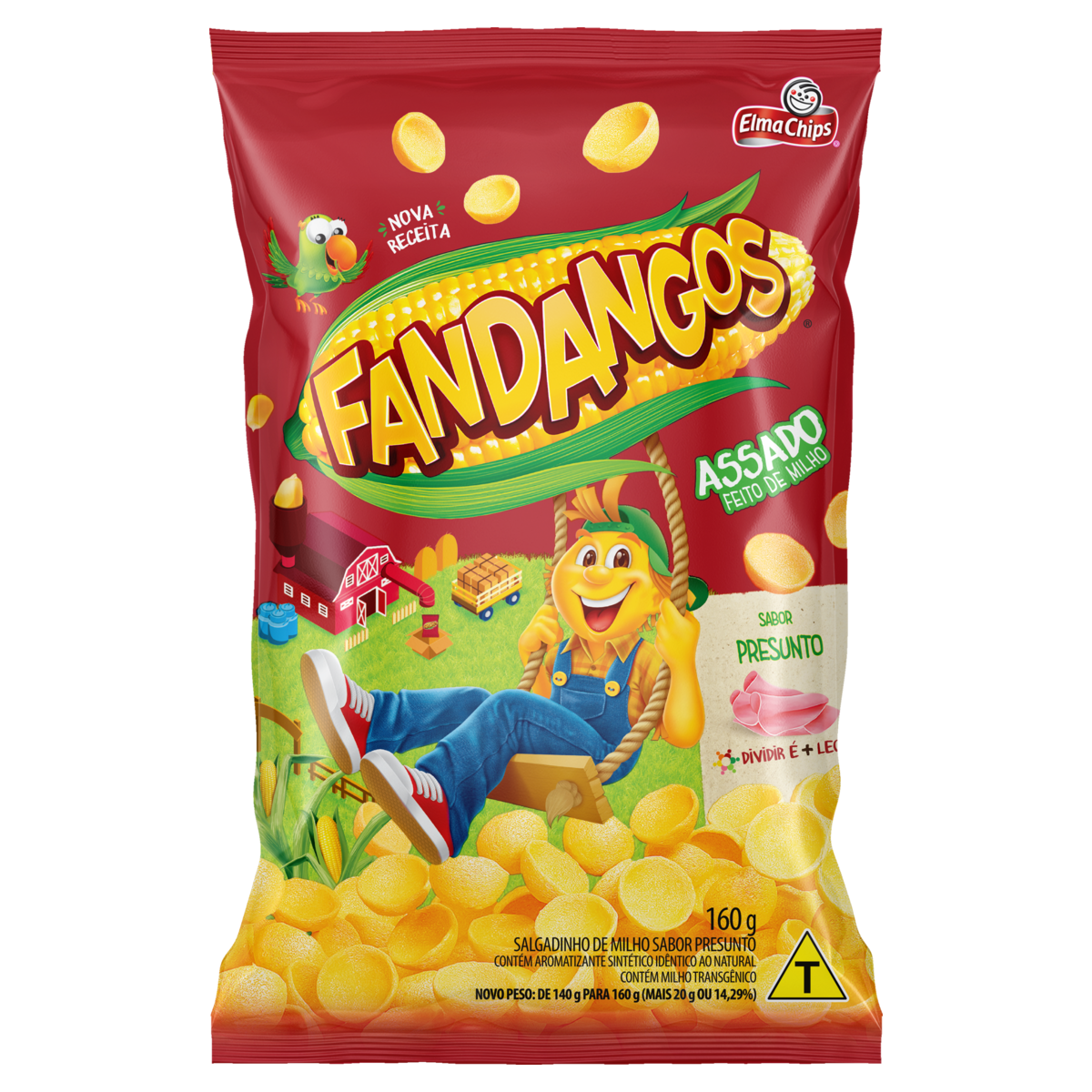 SALGADINHOS FANDANGOS PRESUNTO 160G
