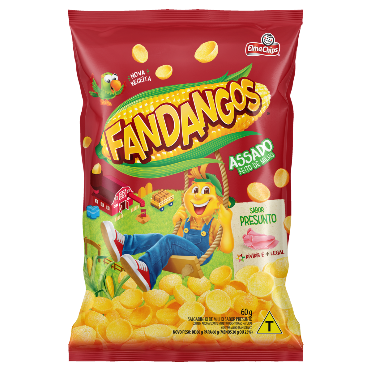SALGADINHOS FANDANGOS PRESUNTO 60G