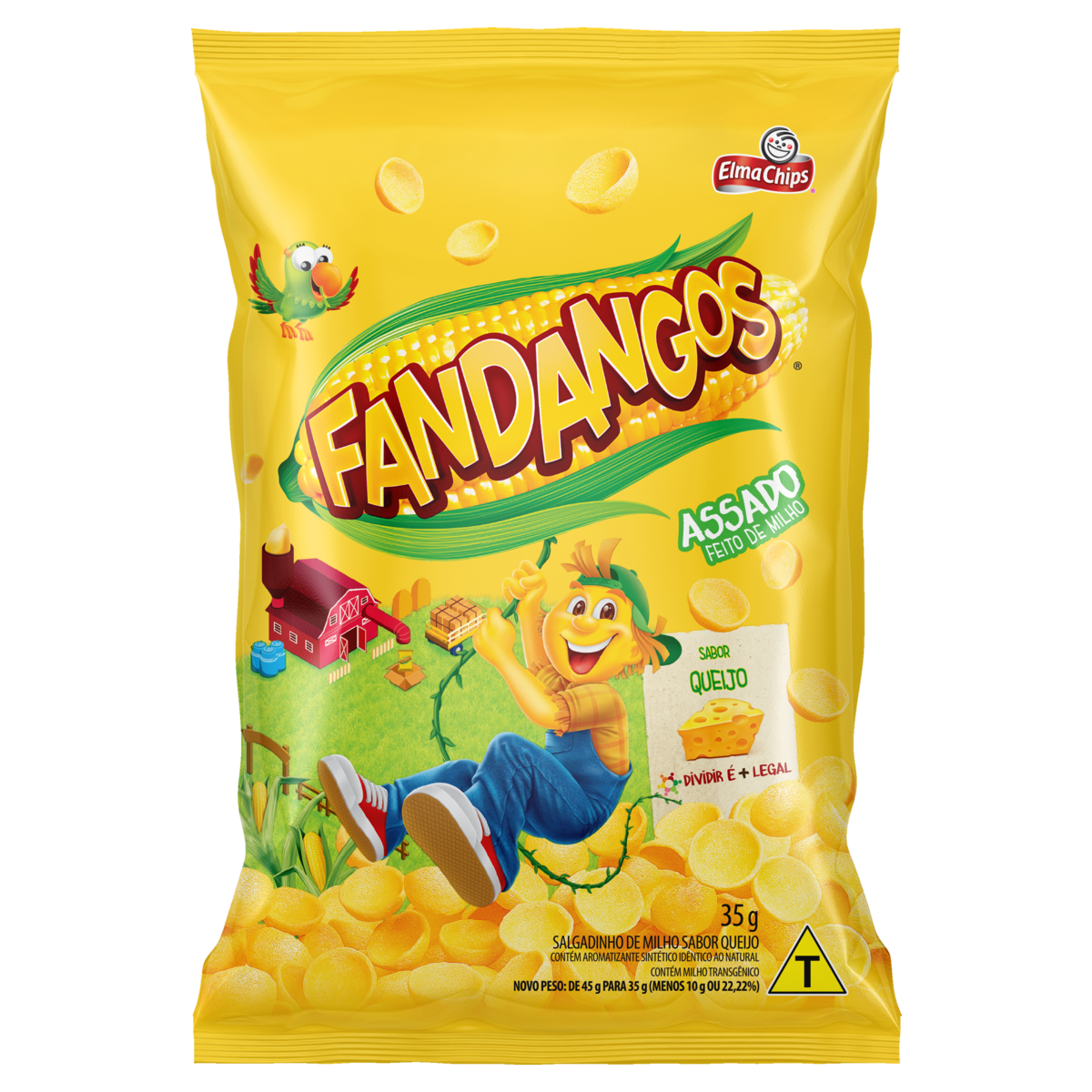 SALGADINHOS FANDANGOS QUEIJO 35G