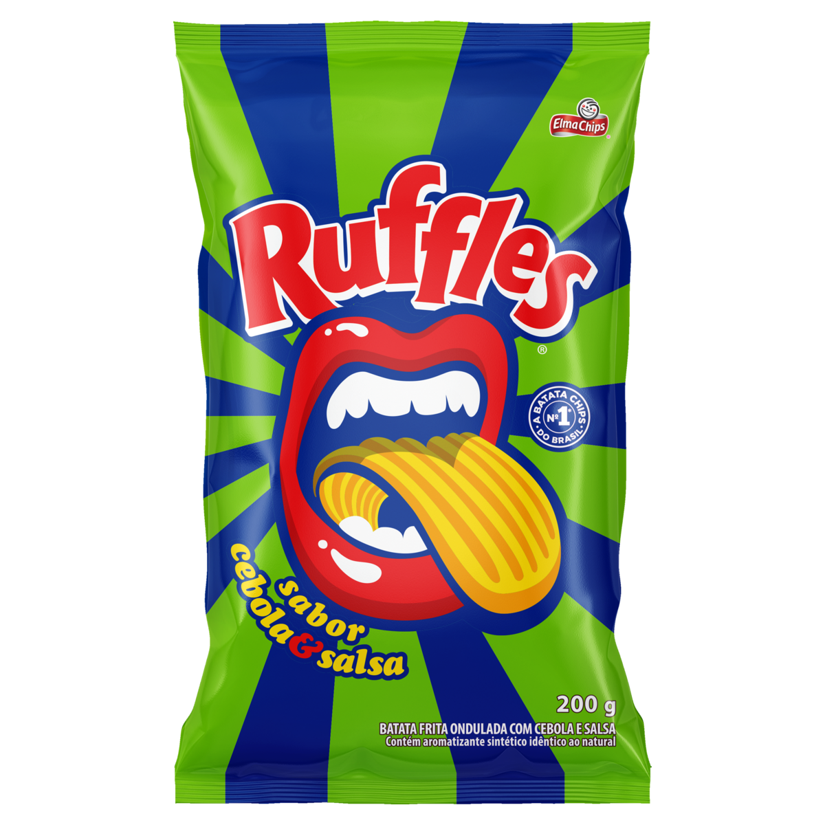 BATATA RUFFLES CEBOLA E SALSA 200G
