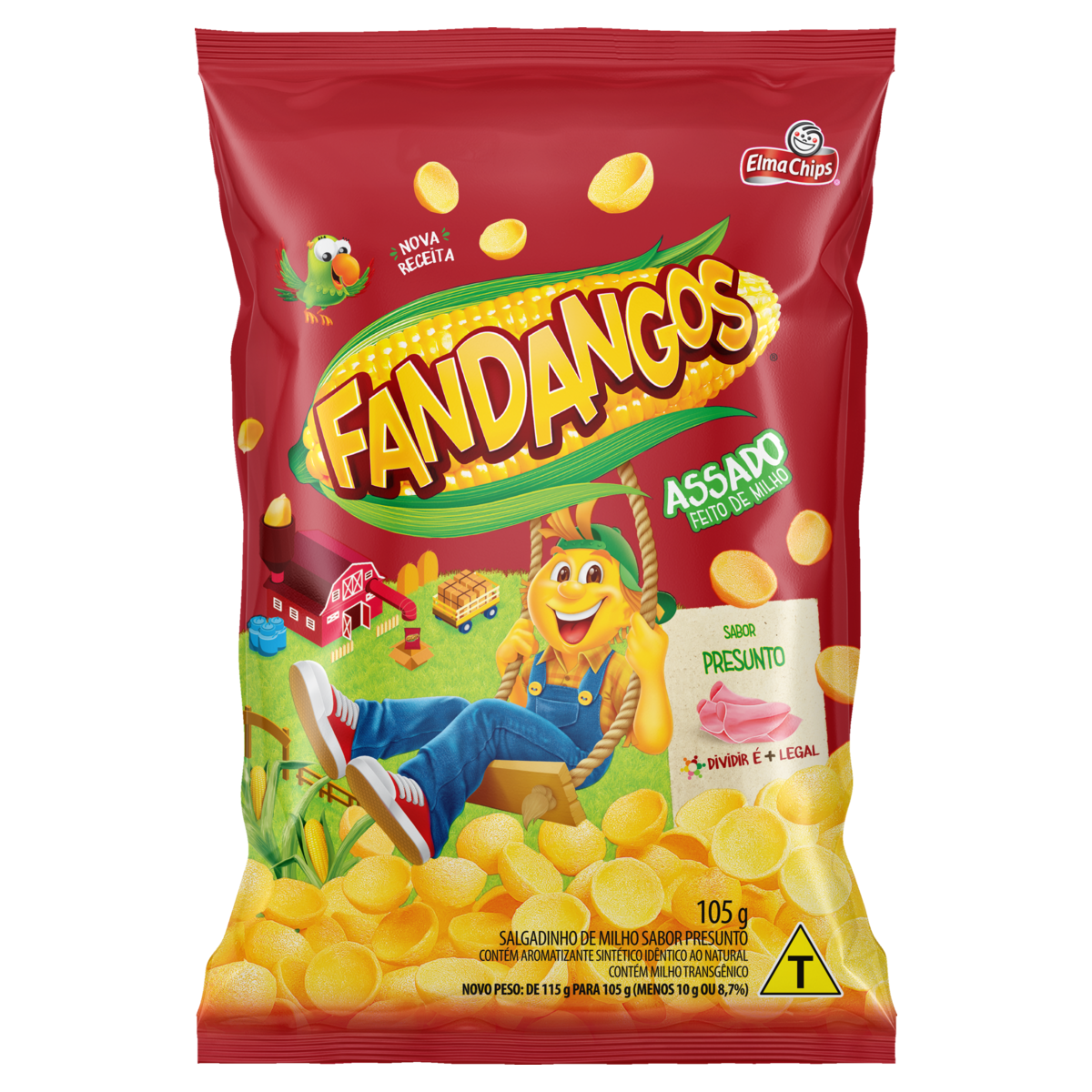 SALGADINHOS FANDANGOS PRESUNTO 105G
