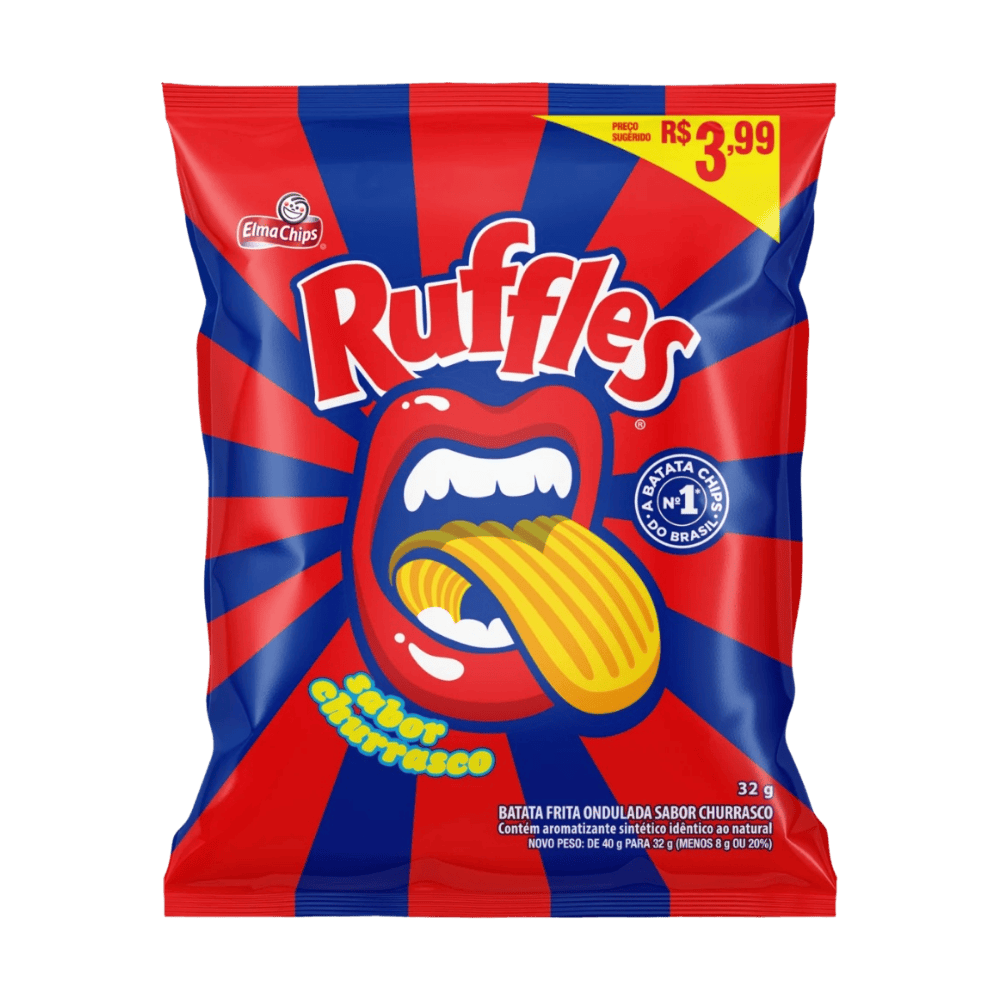 BATATA RUFFLES CHURRASCO COM PREÇO 32G
