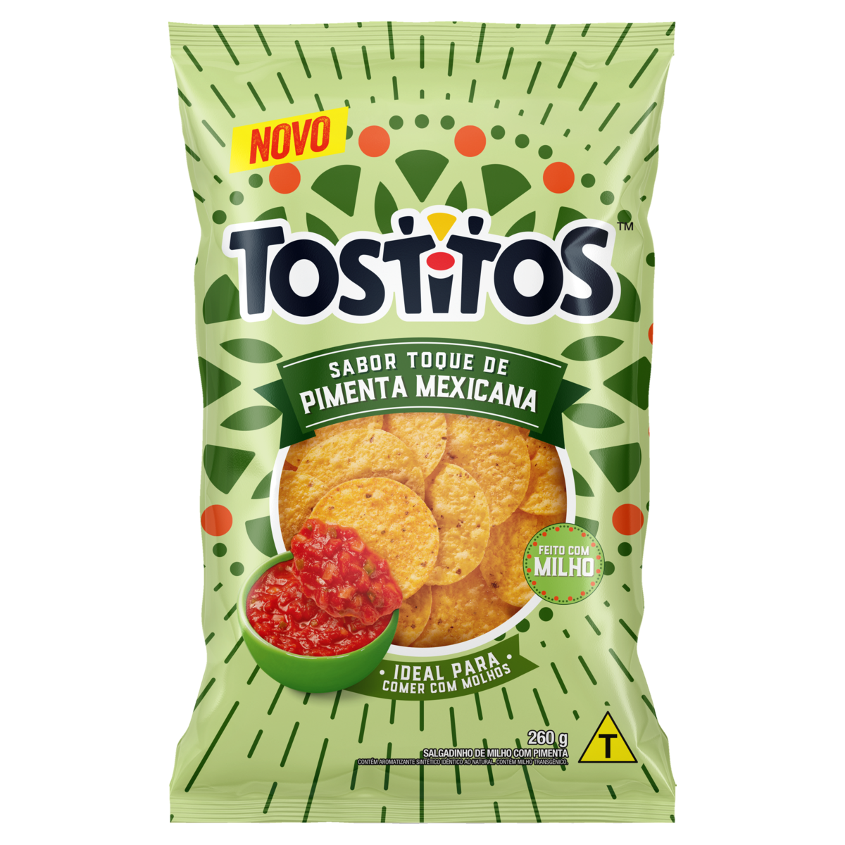SALGADINHOS TOSTITOS PIMENTA MEXICANA 260G