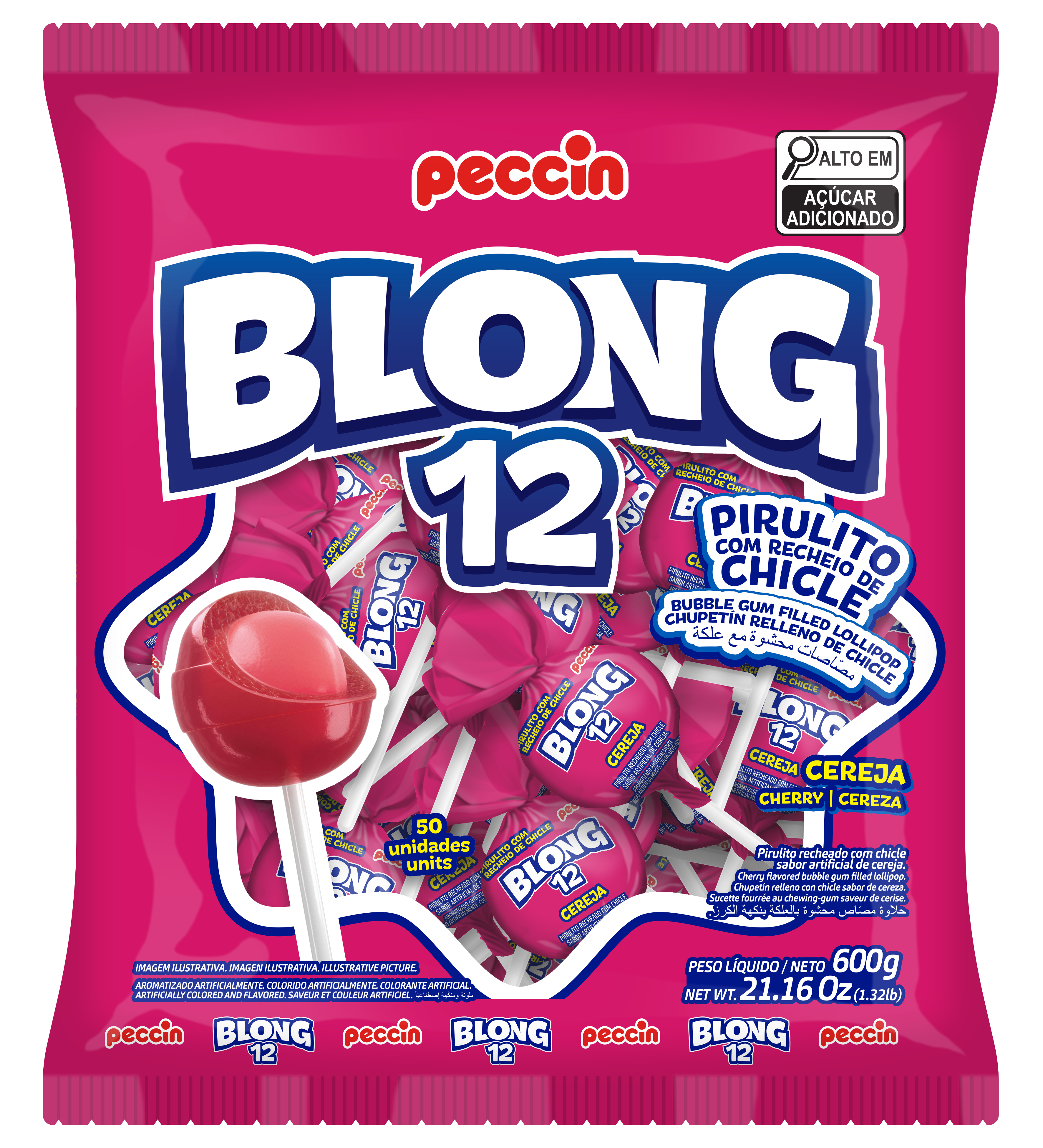 PIRULITO BLONG CEREJA 600G