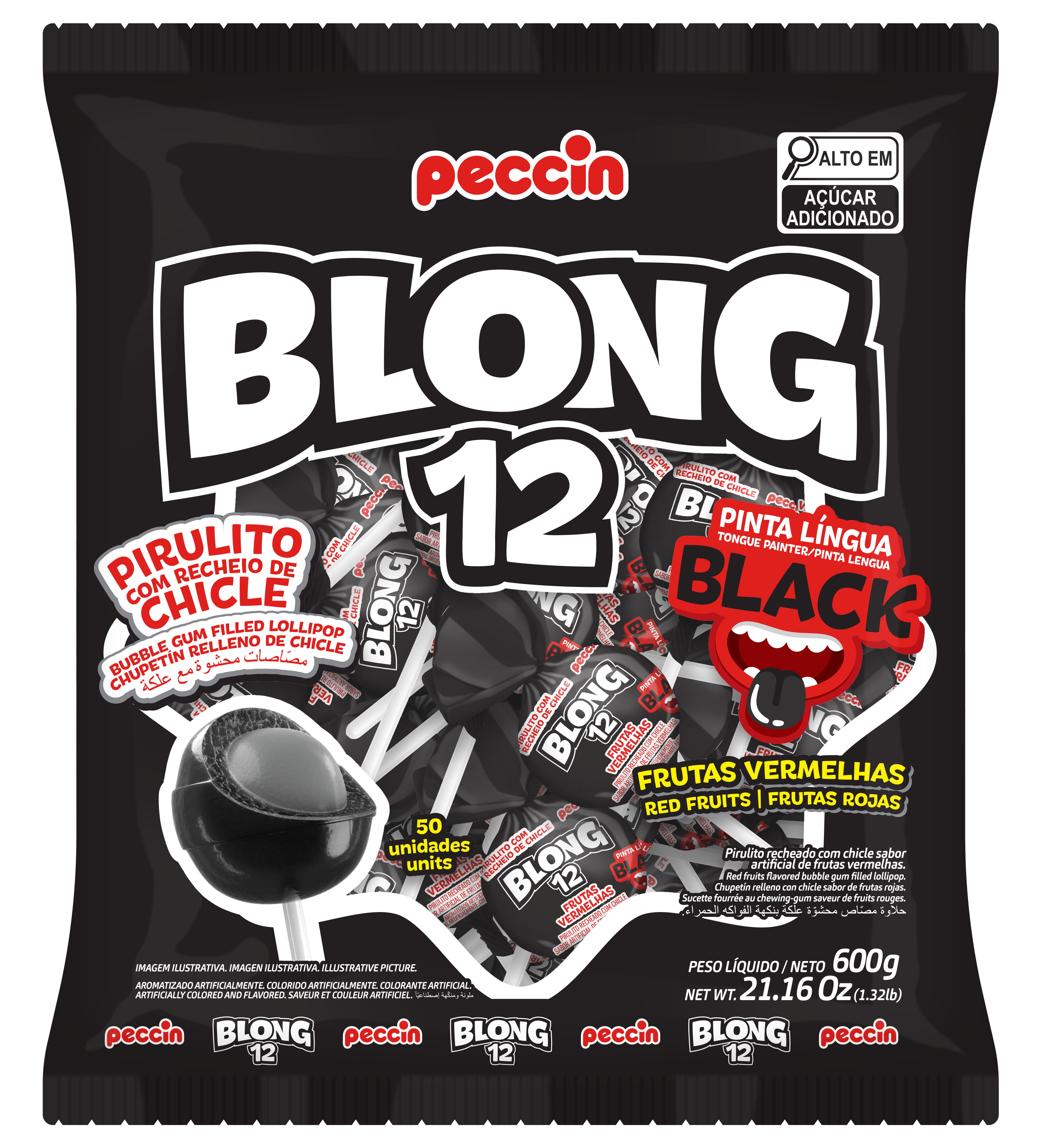 PIRULITO BLONG BLACK 600G