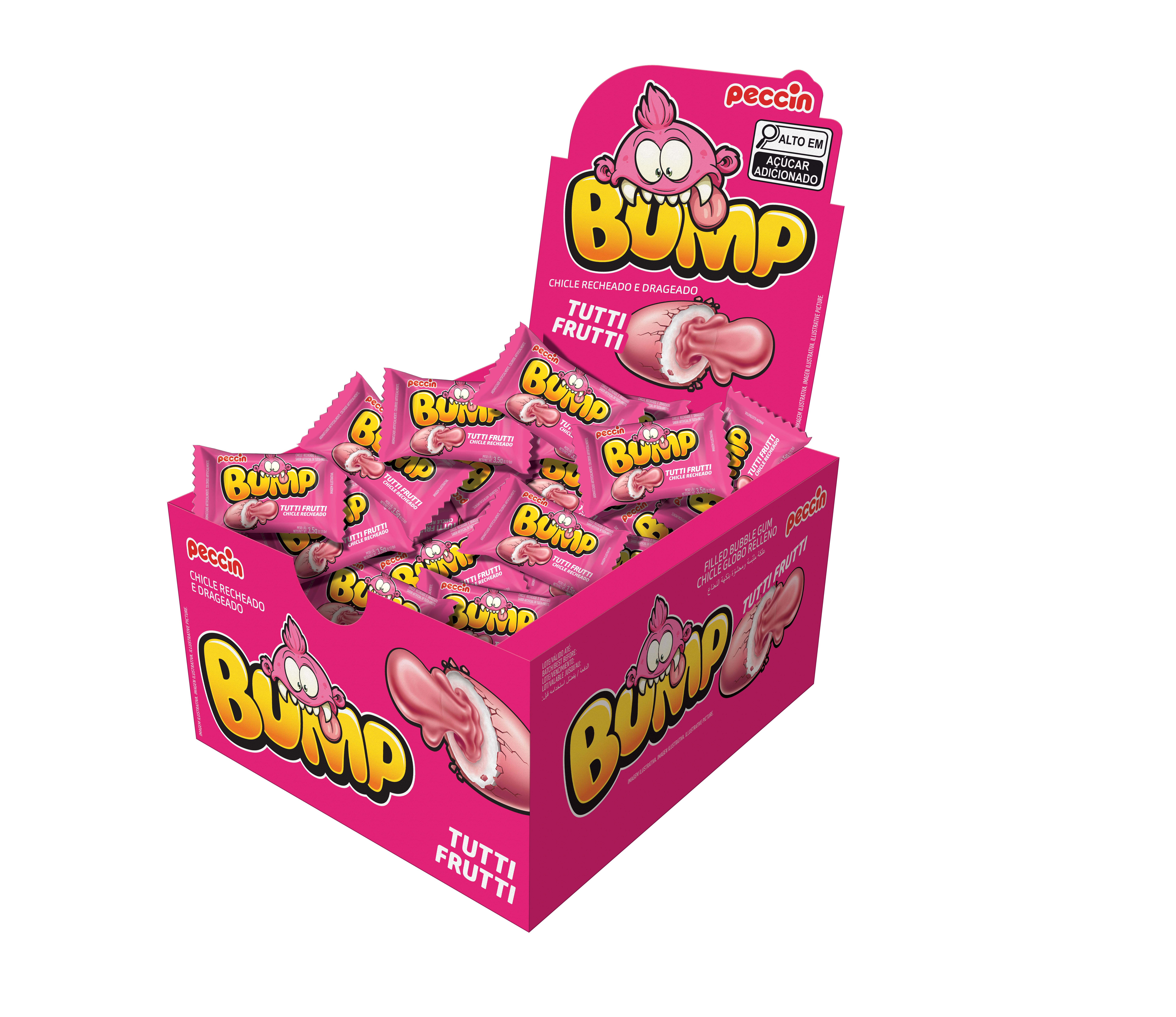 CHICLE BUMP TUTTI FRUIT 140G
