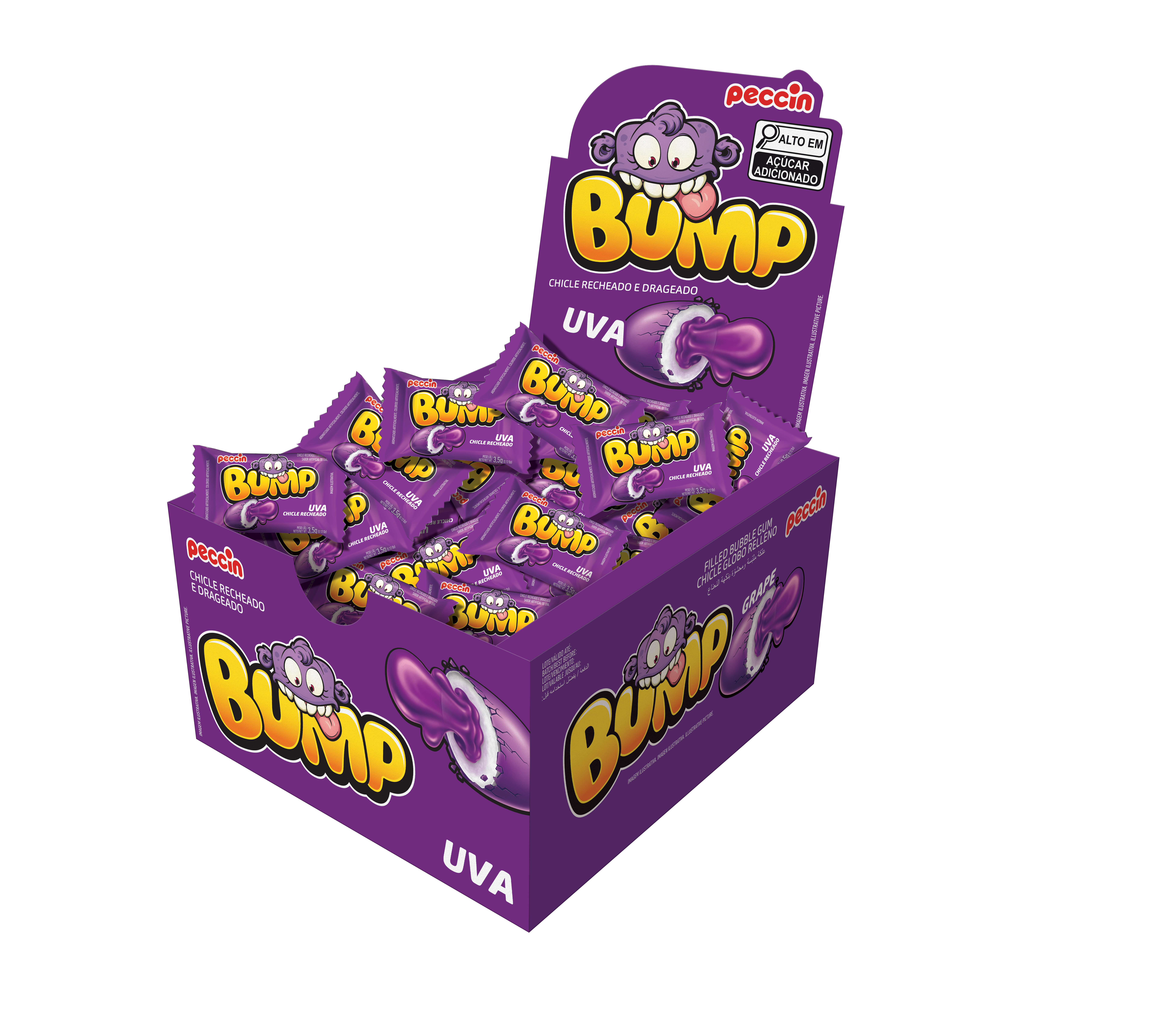 CHICLE BUMP UVA 140G