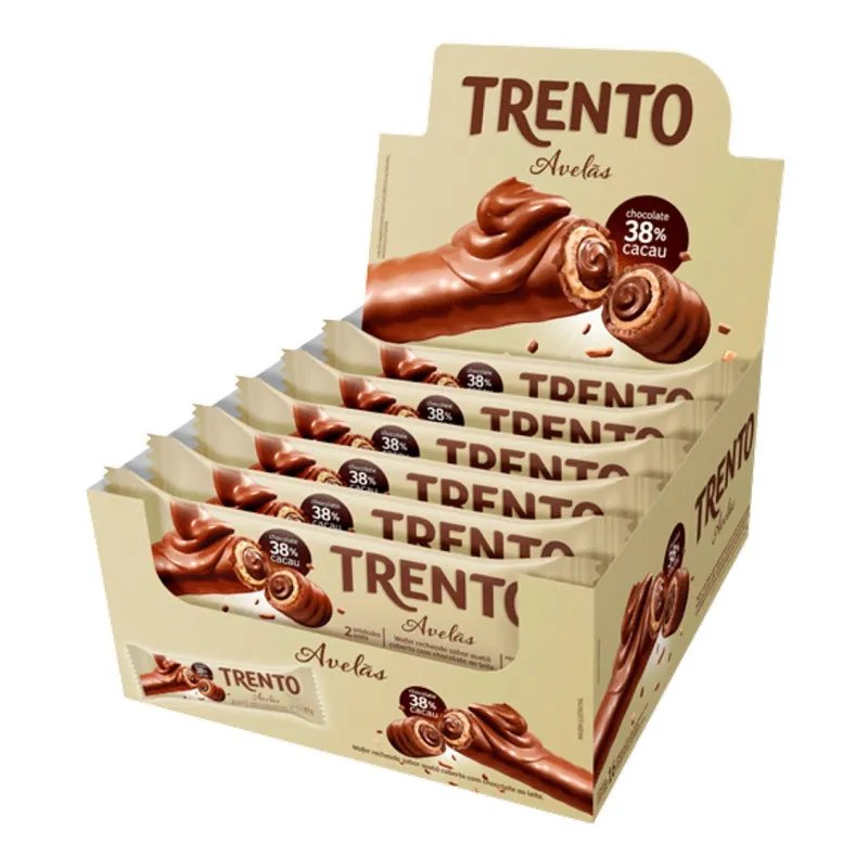 WAFER TRENTO AVELÃ 16X29G 464G
