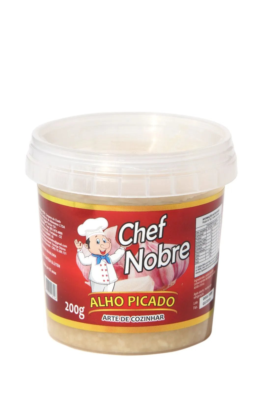 ALHO PICADO CHEF NOBRE 200GR