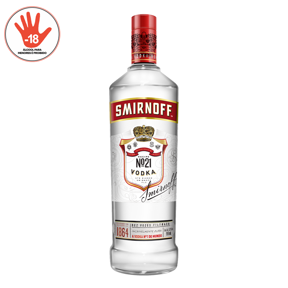 VODKA SMIRNOFF 21 998ML