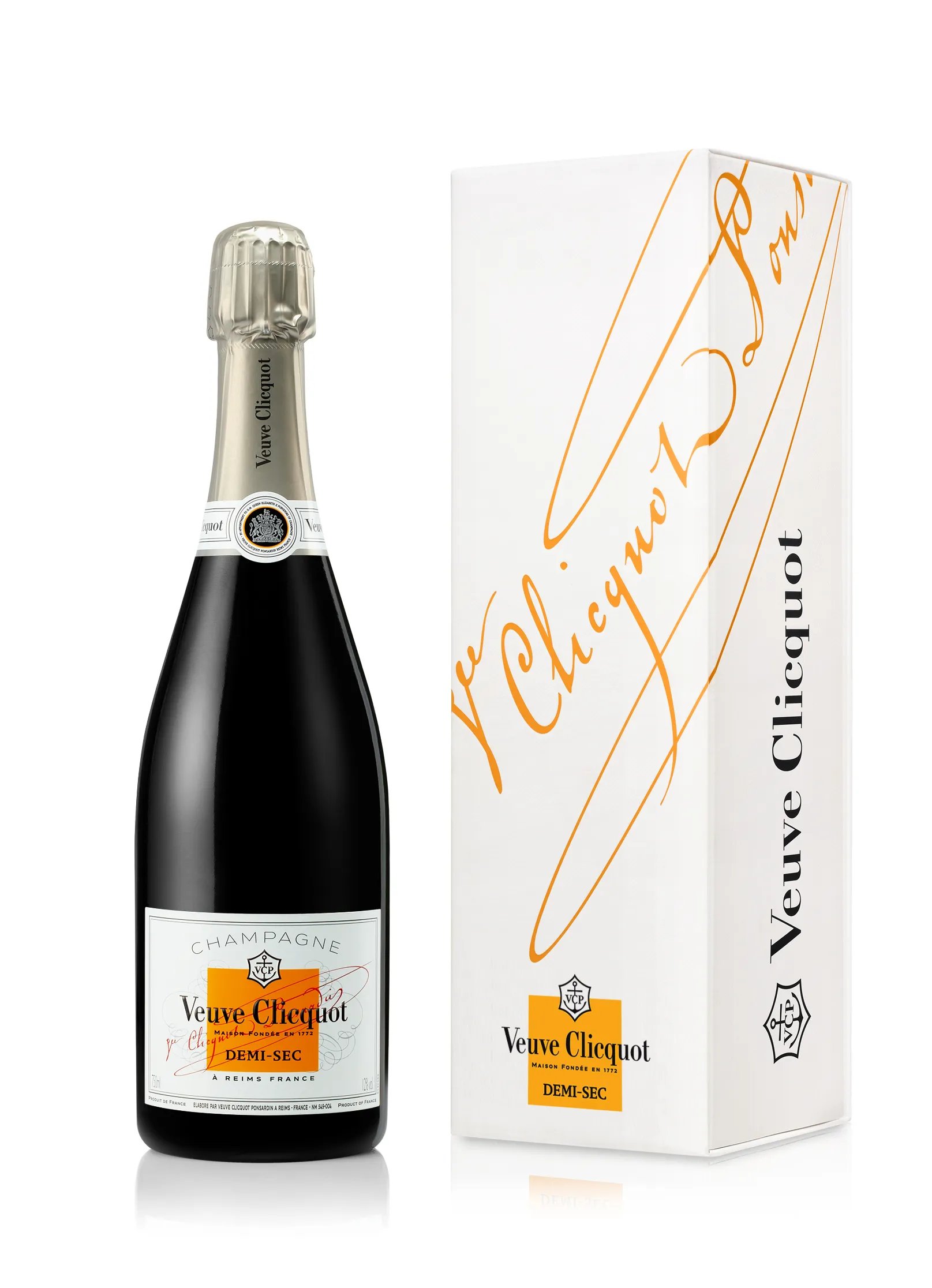 *CHAMP.750ML VEUVE CLICQUOT DEMI-SEC COM